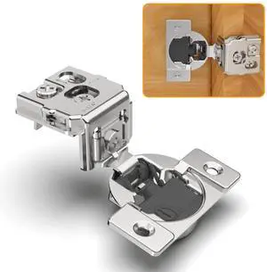 10 Pack 1-1/4" 4D Overlay Soft Close Concealed Hinges for Face Frame Door, Control Closing Speed, Smooth Slow Self Close Hinges, Satin Nickel, 105° Open Angle Stainless Steel Cabinet Hinges 10 Pack 1-1/4" 4D Overlay Soft Close Concealed Hinges for Face Frame Door, Control Closing Speed, Smooth Slow Self Close Hinges, Satin Nickel, 105° Open Angle Stainless Steel Cabinet Hinges