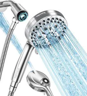 Handheld Shower Head High Pressure JOMST Magnetic Holder,10 Spray Modes with Power Wash for Pets&Tile&Toilet, Filtered for Softer Skin & Shinier Hair, 1.8GPM, Stainless Steel Hose Handheld Shower Head High Pressure JOMST Magnetic Holder,10 Spray Modes with Power Wash for Pets&Tile&Toilet, Filtered for Softer Skin & Shinier Hair, 1.8GPM, Stainless Steel Hose
