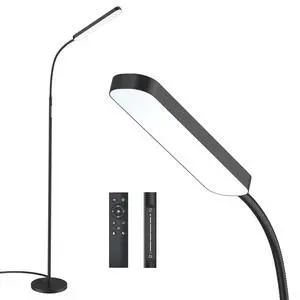 Floor lamp, 15w/1000lm Bright LED Floor Lamp with Stepless Adjustable 3000K-6000K Colors and Dimmer, Remote and Touch Control, Adjustable Floor Lamp for Living Room Floor lamp, 15w/1000lm Bright LED Floor Lamp with Stepless Adjustable 3000K-6000K Colors and Dimmer, Remote and Touch Control, Adjustable Floor Lamp for Living Room