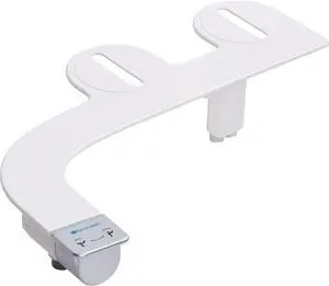 Bidet Attachment for Toilet SS-250 SimpleSpa Fresh Water Spray with Adjustable Water Pressure Side Arm Control, Slim Bidet Sprayer, Silver Knob (Dual Nozzle) Bidet Attachment for Toilet SS-250 SimpleSpa Fresh Water Spray with Adjustable Water Pressure Side Arm Control, Slim Bidet Sprayer, Silver Knob (Dual Nozzle)
