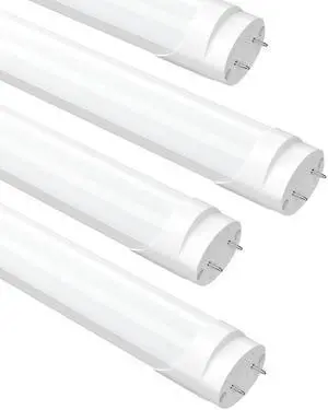 Fluorescent Light Bulbs 48 Inch, T8 LED Bulbs 4 Foot Type A+B, 24W 3200LM 5000K Daylight, F32T8 or F40T12 LED 4FT Replacement, Plug and Play or Ballast Bypass, Double or Single End Powered, 4-Pack Fluorescent Light Bulbs 48 Inch, T8 LED Bulbs 4 Foot Type A+B, 24W 3200LM 5000K Daylight, F32T8 or F40T12 LED 4FT Replacement, Plug and Play or Ballast Bypass, Double or Single End Powered, 4-Pack