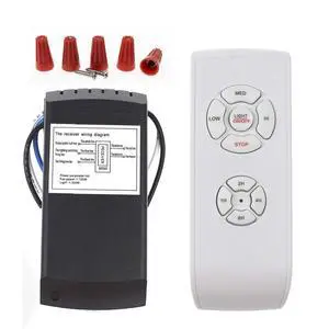 Universal Ceiling Fan Remote Control Kit, 3-in-1 AC Motor Ceiling Fan Light Timing & Speed Remote, for Hunter/Harbor Breeze/Westinghouse/Honeywell/Other Ceiling Fan lamp Universal Ceiling Fan Remote Control Kit, 3-in-1 AC Motor Ceiling Fan Light Timing & Speed Remote, for Hunter/Harbor Breeze/Westinghouse/Honeywell/Other Ceiling Fan lamp
