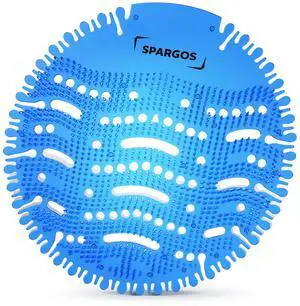 Urinal Screen Deodorizer, 24 Pack Ocean Breeze Cakes | 24 anti-splash urinal cakes, ocean breeze scent. Odor control for office, stadium, school restrooms. Gloves incl Urinal Screen Deodorizer, 24 Pack Ocean Breeze Cakes | 24 anti-splash urinal cakes, ocean breeze scent. Odor control for office, stadium, school restrooms. Gloves incl