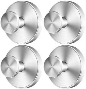 2026 Upgraded Drill-Free Stainless Steel Suction Cup Hooks Multi-Use | Suction Cup Hooks for Shower, Mirror, Wall, Bathroom, Glass, Hanging Towels - 4 Pack 2026 Upgraded Drill-Free Stainless Steel Suction Cup Hooks Multi-Use | Suction Cup Hooks for Shower, Mirror, Wall, Bathroom, Glass, Hanging Towels - 4 Pack