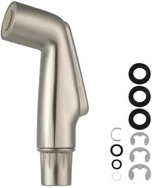 Universal Kitchen Sink Side Sprayer Head Replacement, Brushed Nickel Finish | NSF/ANSI/CAN 372 Certified, Sink Spray Attachment Compatible with Delta, Moen, Kohler OEM Brand, Sink Faucet Sprayer Head Universal Kitchen Sink Side Sprayer Head Replacement, Brushed Nickel Finish | NSF/ANSI/CAN 372 Certified, Sink Spray Attachment Compatible with Delta, Moen, Kohler OEM Brand, Sink Faucet Sprayer Head