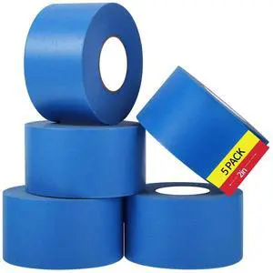 5 Rolls Painters Tape 2 Inch Wide Blue Painters Tape for Wall Painting | 1.89In × 55Yd × 5Rolls Upgrade Washi Tape UV Resistant Multi-Surface Masking Tape for Painting Edge Treatment DIY Crafts 5 Rolls Painters Tape 2 Inch Wide Blue Painters Tape for Wall Painting | 1.89In × 55Yd × 5Rolls Upgrade Washi Tape UV Resistant Multi-Surface Masking Tape for Painting Edge Treatment DIY Crafts