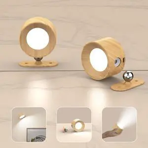 Battery Operated Wall Sconces Set of 2, Magnetic Cordless LED Wall Lights with 3 Color Temp & Dimmable Touch Control, 360° Rotating Rechargeable Wall Lamp, Reading Light for Bedroom & Bedside Battery Operated Wall Sconces Set of 2, Magnetic Cordless LED Wall Lights with 3 Color Temp & Dimmable Touch Control, 360° Rotating Rechargeable Wall Lamp, Reading Light for Bedroom & Bedside