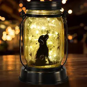 Dog Lover Gifts for Women/Mom/Grandma/Sister, Dog Butterfly Solar Lights Outdoor Hanging Dog Solar Lanterns Outdoor Fairy Lights, Puppy Decor for Yard Lawn Garden Patio Torch Birthday Gift Dog Lover Gifts for Women/Mom/Grandma/Sister, Dog Butterfly Solar Lights Outdoor Hanging Dog Solar Lanterns Outdoor Fairy Lights, Puppy Decor for Yard Lawn Garden Patio Torch Birthday Gift