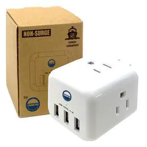 Cruise Approved Power Strip Non Surge Protector for Cruise Ship Multi Plug, 6 Outlets, 3 USB & 3 AC Outlet for Carnival, Celebrity, Princess, Norwegian & Major Lines in 2026 & 2027 Cruise Approved Power Strip Non Surge Protector for Cruise Ship Multi Plug, 6 Outlets, 3 USB & 3 AC Outlet for Carnival, Celebrity, Princess, Norwegian & Major Lines in 2026 & 2027