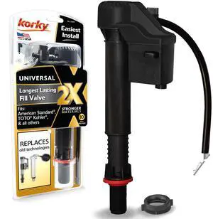 2X Long-Life Toilet Fill Valve - Universal Fits 99% of Toilets 2X Long-Life Toilet Fill Valve - Universal Fits 99% of Toilets