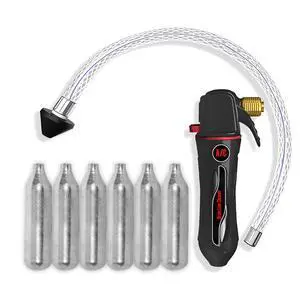 Drain Device - AC Drain Line Cleaner, Gallo Drain Gun, 6 CO2 | Clear all HVAC Clogs, (Comes with 6 Unthreaded CO2 Cartridges, AC Cleaner Blaster Opener Kit A/C, flexible hose Drain Device - AC Drain Line Cleaner, Gallo Drain Gun, 6 CO2 | Clear all HVAC Clogs, (Comes with 6 Unthreaded CO2 Cartridges, AC Cleaner Blaster Opener Kit A/C, flexible hose