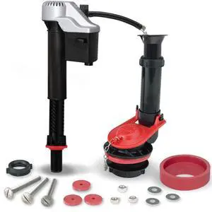 Standard 2-inch Complete Toilet Repair Kit, Fixes: Running, Noisy, No/Slow Refill, and No/Weak Flush Toilets, Easy to Install, 4010MP Standard 2-inch Complete Toilet Repair Kit, Fixes: Running, Noisy, No/Slow Refill, and No/Weak Flush Toilets, Easy to Install, 4010MP