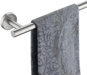Bath Towel Bar, 20.5 Inch 304 Stainless Steel Thicken 0.8mm Towel Rack Bathroom, Towel Holder Brushed Finished Wall Mount, Useable Length 18 Inch TB110L18-BN Bath Towel Bar, 20.5 Inch 304 Stainless Steel Thicken 0.8mm Towel Rack Bathroom, Towel Holder Brushed Finished Wall Mount, Useable Length 18 Inch TB110L18-BN