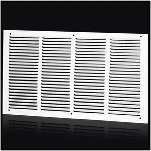 24x12 Return Air Grille for 24"W x 12"H Duct Opening,Return Air Vent Cover | Steel Wall AC HVAC Air Vent Cover Grill HVAC Cold Air Intake Grille Without Filter House,Outer Dim:25.75"W X 13.75"H 24x12 Return Air Grille for 24"W x 12"H Duct Opening,Return Air Vent Cover | Steel Wall AC HVAC Air Vent Cover Grill HVAC Cold Air Intake Grille Without Filter House,Outer Dim:25.75"W X 13.75"H
