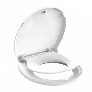 Round Toilet Seat with Built-In Toddler Seat, 2-in-1 Potty Training Toilet Seat for Adults & Kids, Soft Close, Magnetic Child Seat, Quick Release & Easy Clean, Fits Standard Round Toilets, White Round Toilet Seat with Built-In Toddler Seat, 2-in-1 Potty Training Toilet Seat for Adults & Kids, Soft Close, Magnetic Child Seat, Quick Release & Easy Clean, Fits Standard Round Toilets, White