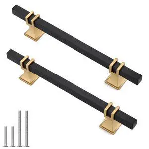 10 Pack 5 Inch Black and Gold Cabinet Pulls Black and Gold Cabinet Handles Kitchen Cabinet Handles Dresser Drawer Pulls Kitchen Cabinet Hardware 10 Pack 5 Inch Black and Gold Cabinet Pulls Black and Gold Cabinet Handles Kitchen Cabinet Handles Dresser Drawer Pulls Kitchen Cabinet Hardware