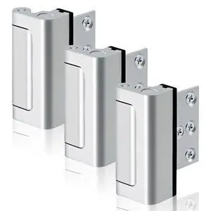 Home Security Door Reinforcement Lock, Childproof Safety Latch | 3Pack Top Door Lock Stopper for Toddlers Safety, Prevents Home Unauthorized Entry, Aluminum Construction, Withstands 800lbs Home Security Door Reinforcement Lock, Childproof Safety Latch | 3Pack Top Door Lock Stopper for Toddlers Safety, Prevents Home Unauthorized Entry, Aluminum Construction, Withstands 800lbs