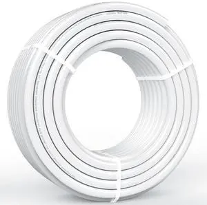 PEX Pipe 3/4 Inch, 100 Feet Non-Oxygen Barrier PEX-B Flexible Pipe Tubing for Potable Water, for Hot/Cold Water & Easily Restore, Plumbing Applications with Free Cutter & Clamps,White PEX Pipe 3/4 Inch, 100 Feet Non-Oxygen Barrier PEX-B Flexible Pipe Tubing for Potable Water, for Hot/Cold Water & Easily Restore, Plumbing Applications with Free Cutter & Clamps,White