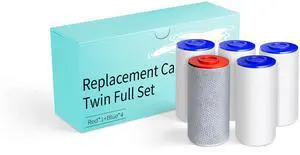 Shower Filter Compatible with Weddell Duo System, 1 Red 4 Blue, 5 Pack | Multistage filter reduces chlorine & hardness. Compatible with Weddell Duo shower systems. Easy replacement cartridges Shower Filter Compatible with Weddell Duo System, 1 Red 4 Blue, 5 Pack | Multistage filter reduces chlorine & hardness. Compatible with Weddell Duo shower systems. Easy replacement cartridges