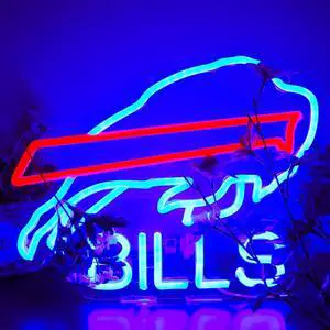 Buffalo Football Neon Signs Led Sign for Wall Decor Rugby Team Light Up Sign Suitable for Man Cave Office Bar Pub Wall Art Gifts for Teen Boys Buffalo Football Neon Signs Led Sign for Wall Decor Rugby Team Light Up Sign Suitable for Man Cave Office Bar Pub Wall Art Gifts for Teen Boys