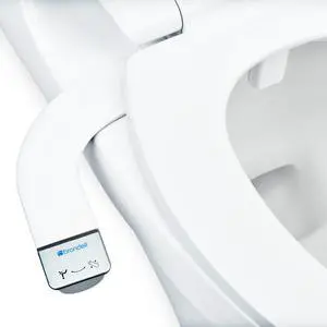 Bidet - Thinline SimpleSpa SS-150 Fresh Water Spray Non-Electric Bidet Toilet Attachment in White with Self Cleaning Nozzle and SafeCore Internal Valve Bidet - Thinline SimpleSpa SS-150 Fresh Water Spray Non-Electric Bidet Toilet Attachment in White with Self Cleaning Nozzle and SafeCore Internal Valve