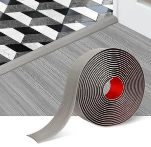 Vinyl Floor Transition Strip Self Adhesive Threshold Strip 2" W | Peel and Stick Transition Strips for Doorway Floor Divider Strip, Elegant Wood Grain Design, 5cm, 6.56Ft, Gray Vinyl Floor Transition Strip Self Adhesive Threshold Strip 2" W | Peel and Stick Transition Strips for Doorway Floor Divider Strip, Elegant Wood Grain Design, 5cm, 6.56Ft, Gray