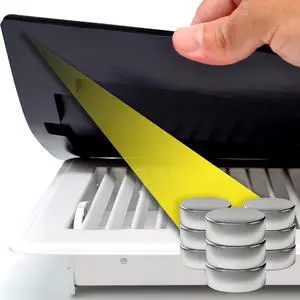Powerful Magnetic Vent Covers (3-Pack) that Will Never Fall Off (Upgraded Design) - for Sealing Floor/Wall/Ceiling Registers of Width 5.25" to 6", Length 11.25" to 12" | Vent Not Included | White Powerful Magnetic Vent Covers (3-Pack) that Will Never Fall Off (Upgraded Design) - for Sealing Floor/Wall/Ceiling Registers of Width 5.25" to 6", Length 11.25" to 12" | Vent Not Included | White