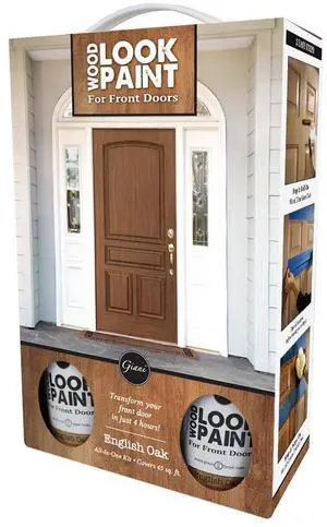 Wood Look Paint Kit for Front & Interior Doors (English Oak) Wood Look Paint Kit for Front & Interior Doors (English Oak)
