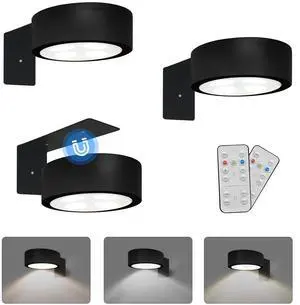 Battery Operated Picture Lights Magnetic Paining Light with Remote | 3Pcs LED Wireless Wall Light with 3 Lighting Dimmable Timer Art Display Light for Poster Artwork Home Wall Decor Puck Lights Battery Operated Picture Lights Magnetic Paining Light with Remote | 3Pcs LED Wireless Wall Light with 3 Lighting Dimmable Timer Art Display Light for Poster Artwork Home Wall Decor Puck Lights