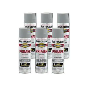 7582838-6PK Professional Primer Spray, 15 Oz, Flat Gray, 6 Pack 7582838-6PK Professional Primer Spray, 15 Oz, Flat Gray, 6 Pack