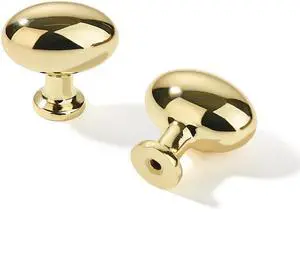 10 Pack 1-3/8 inch(35mm) Polished Brass Cabinet Knobs Dresser Knobs Oval Drawer Knobs Kitchen Cabinet Hardware Egg Knobs for Dresser Drawers 10 Pack 1-3/8 inch(35mm) Polished Brass Cabinet Knobs Dresser Knobs Oval Drawer Knobs Kitchen Cabinet Hardware Egg Knobs for Dresser Drawers