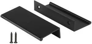 10 Pack Black Cabinet Pulls Kitchen Cabinet Handles 3" Finger Pulls | Edge Pulls Black Cabinet Handles Modern Hidden Drawer Pulls Aluminum Alloy Dresser Drawer Handles Closet Bedroom Living Room 10 Pack Black Cabinet Pulls Kitchen Cabinet Handles 3" Finger Pulls | Edge Pulls Black Cabinet Handles Modern Hidden Drawer Pulls Aluminum Alloy Dresser Drawer Handles Closet Bedroom Living Room