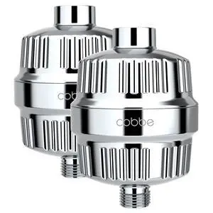 HD HEAVY DUTY High Output Shower Filter 2 Pack 99% REMOVAL Shower Head Filter for Hard Water, Heavy Metals, Chlorine and Harmful Substance, Improve your skin and hair - Chrome HD HEAVY DUTY High Output Shower Filter 2 Pack 99% REMOVAL Shower Head Filter for Hard Water, Heavy Metals, Chlorine and Harmful Substance, Improve your skin and hair - Chrome