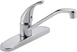 Single-Handle Kitchen Sink Faucet, Chrome P110LF Single-Handle Kitchen Sink Faucet, Chrome P110LF