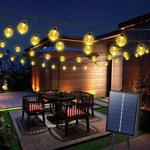 Solar String Lights Outdoor Waterproof, 65FT 100LED Globe,Warm White | 8 Modes Waterproof Outdoor Solar Powered Patio Lights for Spring Summer Garden Lawn Gazebo Porch Backyard Tree Decorations Solar String Lights Outdoor Waterproof, 65FT 100LED Globe,Warm White | 8 Modes Waterproof Outdoor Solar Powered Patio Lights for Spring Summer Garden Lawn Gazebo Porch Backyard Tree Decorations