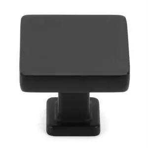10 Pack Matte Black Cabinet Knobs, Square Single Hole Pulls K08 | Solid Hardware, Sturdy, Comfortable Grip, Kitchen Cabinet Handles Drawer Knobs, for Dresser Cupboard Bedroom Bathroom Vanity 10 Pack Matte Black Cabinet Knobs, Square Single Hole Pulls K08 | Solid Hardware, Sturdy, Comfortable Grip, Kitchen Cabinet Handles Drawer Knobs, for Dresser Cupboard Bedroom Bathroom Vanity