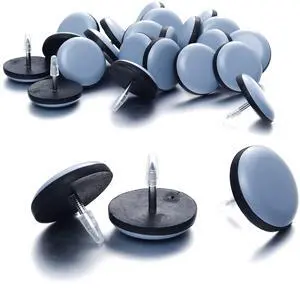 1" Nail on Furniture Sliders (24 Pack) - Heavy Duty PTFE (Teflon) Chair Sliders Glides Wooden Furniture Movers Move Your Furniture Easily & Safety - Best Chair Leg Floor Protectors 1" Nail on Furniture Sliders (24 Pack) - Heavy Duty PTFE (Teflon) Chair Sliders Glides Wooden Furniture Movers Move Your Furniture Easily & Safety - Best Chair Leg Floor Protectors