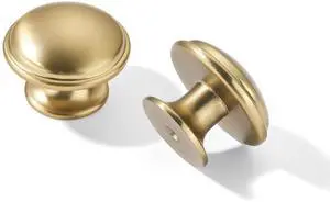 10 Pack Knob Champagne Bronze Cabinet knobs 1-1/4 inch Solid Heavy Duty Tradition Bifold Closet Door Mushroom Knobs Cabinet Hardware for Kitchens cabinets Dresser Bathroom 10 Pack Knob Champagne Bronze Cabinet knobs 1-1/4 inch Solid Heavy Duty Tradition Bifold Closet Door Mushroom Knobs Cabinet Hardware for Kitchens cabinets Dresser Bathroom