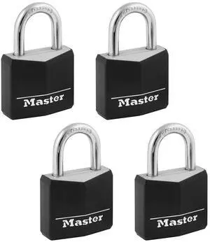 Outdoor Padlock Weather-Resistant Keyed Alike Lock 4-Pack 131Q | Outdoor Key Lock, Weather Resistant Padlock with Cover for Lockers, Fences, Sheds, Equipment, Keyed Alike, Black Outdoor Padlock Weather-Resistant Keyed Alike Lock 4-Pack 131Q | Outdoor Key Lock, Weather Resistant Padlock with Cover for Lockers, Fences, Sheds, Equipment, Keyed Alike, Black