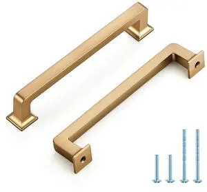 Champagne Bronze Cabinet Handles Zinc Pulls 5 Inch 10 Pack | Solid Zinc Alloy, Simple Installation, Screws Included, Drawer Pulls for Kitchen Cupboard & Drawer Hardware Champagne Bronze Cabinet Handles Zinc Pulls 5 Inch 10 Pack | Solid Zinc Alloy, Simple Installation, Screws Included, Drawer Pulls for Kitchen Cupboard & Drawer Hardware