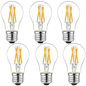 A15 E26 Led Bulb 60 watt,Dimmable,Soft White Light Bulbs,2700K | 6w=60w light bulbs,600lm,AC120V,ETL,Vintage,Edison bulbs,E26 Bulb for Ceiling Fan light bulbs,Appliance,Refrigerator,6 Pack A15 E26 Led Bulb 60 watt,Dimmable,Soft White Light Bulbs,2700K | 6w=60w light bulbs,600lm,AC120V,ETL,Vintage,Edison bulbs,E26 Bulb for Ceiling Fan light bulbs,Appliance,Refrigerator,6 Pack