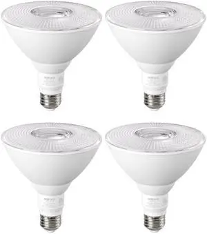 PAR38 LED Flood Light Bulbs Outdoor Dimmable 5000K 1800LM 4 Pack | 18W Equivalent 120W, Daylight, E26 Base, Super Bright, Weatherproof for Backyard, Garage, Porch, Garden PAR38 LED Flood Light Bulbs Outdoor Dimmable 5000K 1800LM 4 Pack | 18W Equivalent 120W, Daylight, E26 Base, Super Bright, Weatherproof for Backyard, Garage, Porch, Garden