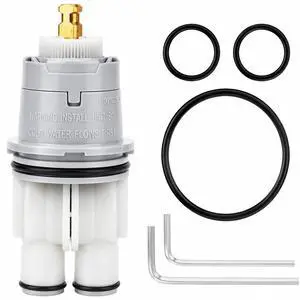 RP46074 Shower Cartridge for Delta Monitor 13/14 Tub/Shower Faucet | Post-2006 MultiChoice Monitor Pressure-Balance Repair Assembly for R10000, R1100, R1800 & R2200 Single-Handle Rough-In Valves RP46074 Shower Cartridge for Delta Monitor 13/14 Tub/Shower Faucet | Post-2006 MultiChoice Monitor Pressure-Balance Repair Assembly for R10000, R1100, R1800 & R2200 Single-Handle Rough-In Valves
