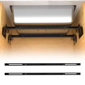 71-100cm Undermount Sink Brackets Kit, Adjustable Carbon Steel Supports | Heavy Duty 800 LBS Capacity Horizontal Space-Saving Installation Parts for Kitchen Undermount Sinks Supports 71-100cm Undermount Sink Brackets Kit, Adjustable Carbon Steel Supports | Heavy Duty 800 LBS Capacity Horizontal Space-Saving Installation Parts for Kitchen Undermount Sinks Supports