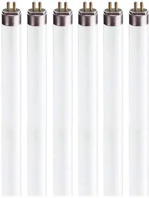 F8T5 Fluorescent Light Bulbs - 12 inches Under Cabinet Bulb - Cool White 4100k 8 Watt Tube Bulb - Pack of 6 F8T5 Fluorescent Light Bulbs - 12 inches Under Cabinet Bulb - Cool White 4100k 8 Watt Tube Bulb - Pack of 6