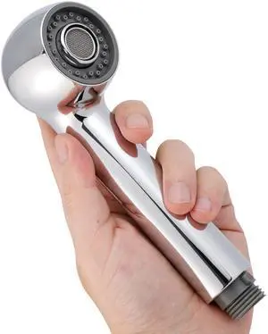 Pull Out Sink Sprayer Head Replacement, 2 Function Kitchen Sink Faucet Head, G1/2 or 13/16 Inch Thread Faucet Head Kitchen Tap Sprayer Spout, Chrome Pull Out Sink Sprayer Head Replacement, 2 Function Kitchen Sink Faucet Head, G1/2 or 13/16 Inch Thread Faucet Head Kitchen Tap Sprayer Spout, Chrome
