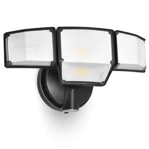 80W Dusk to Dawn Flood Lights Outdoor, 9000LM Super Bright LED Security Light with Photocell, IP65 Waterproof, 5000K Daylight, Hardwired 4 Heads Floodlight for Garage, Yard (Black) 80W Dusk to Dawn Flood Lights Outdoor, 9000LM Super Bright LED Security Light with Photocell, IP65 Waterproof, 5000K Daylight, Hardwired 4 Heads Floodlight for Garage, Yard (Black)