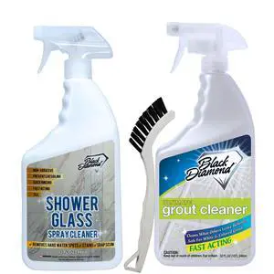 Ultimate Grout Cleaner for Tile Floors, 2-QTS W Brush | Acid-free formula deep cleans grout on tile floors. Safe for marble, travertine, granite and all natural stone Ultimate Grout Cleaner for Tile Floors, 2-QTS W Brush | Acid-free formula deep cleans grout on tile floors. Safe for marble, travertine, granite and all natural stone