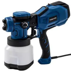 HVLP Paint Sprayer,1200W High Power Electric Spray Gun,6 Nozzles,3 Spray Patterns & 1200ml Large Container for Furniture,Cabinets,Walls,Fences,Garden & Outdoor HVLP Paint Sprayer,1200W High Power Electric Spray Gun,6 Nozzles,3 Spray Patterns & 1200ml Large Container for Furniture,Cabinets,Walls,Fences,Garden & Outdoor