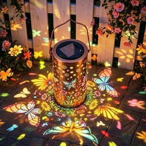Colorful Butterfly Solar Lanterns Outdoor Decor, Garden Decor Gifts for Women Mom Sister Grandma, LED Hanging Solar Lantern Lights Outside for Table Yard Lawn Garden Path Porch Colorful Butterfly Solar Lanterns Outdoor Decor, Garden Decor Gifts for Women Mom Sister Grandma, LED Hanging Solar Lantern Lights Outside for Table Yard Lawn Garden Path Porch